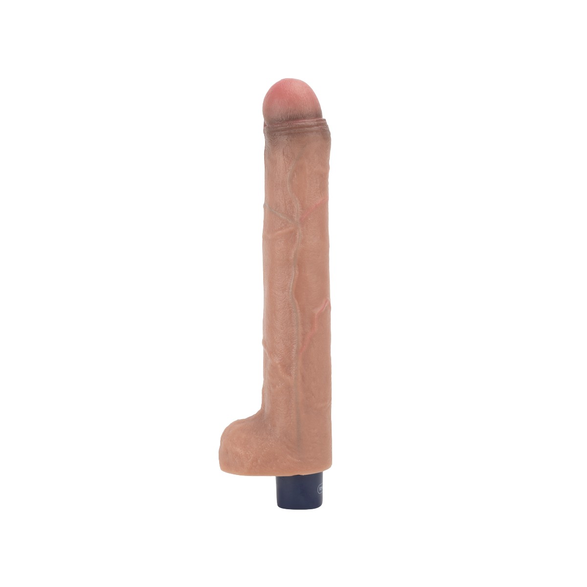 Prótese Peniana Realística em Silicone com Prepúcio Parcialmente Cobrindo a Glande, Escroto, 10 Modos de Vibrações e Recarregável - LoveToy Real Softee 10.5" Long | 20,5 x 4,1 cm - 4