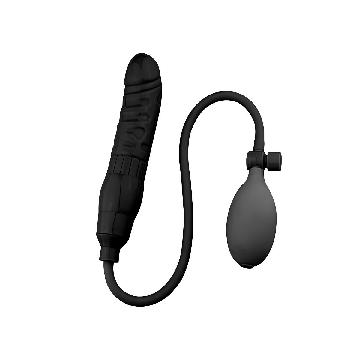 Prótese Peniana Realística Inflável com Pera de Bombeamento e Válvula de Descompressão - Pumpn Play Dong | Disponível em 2 Cores - 4