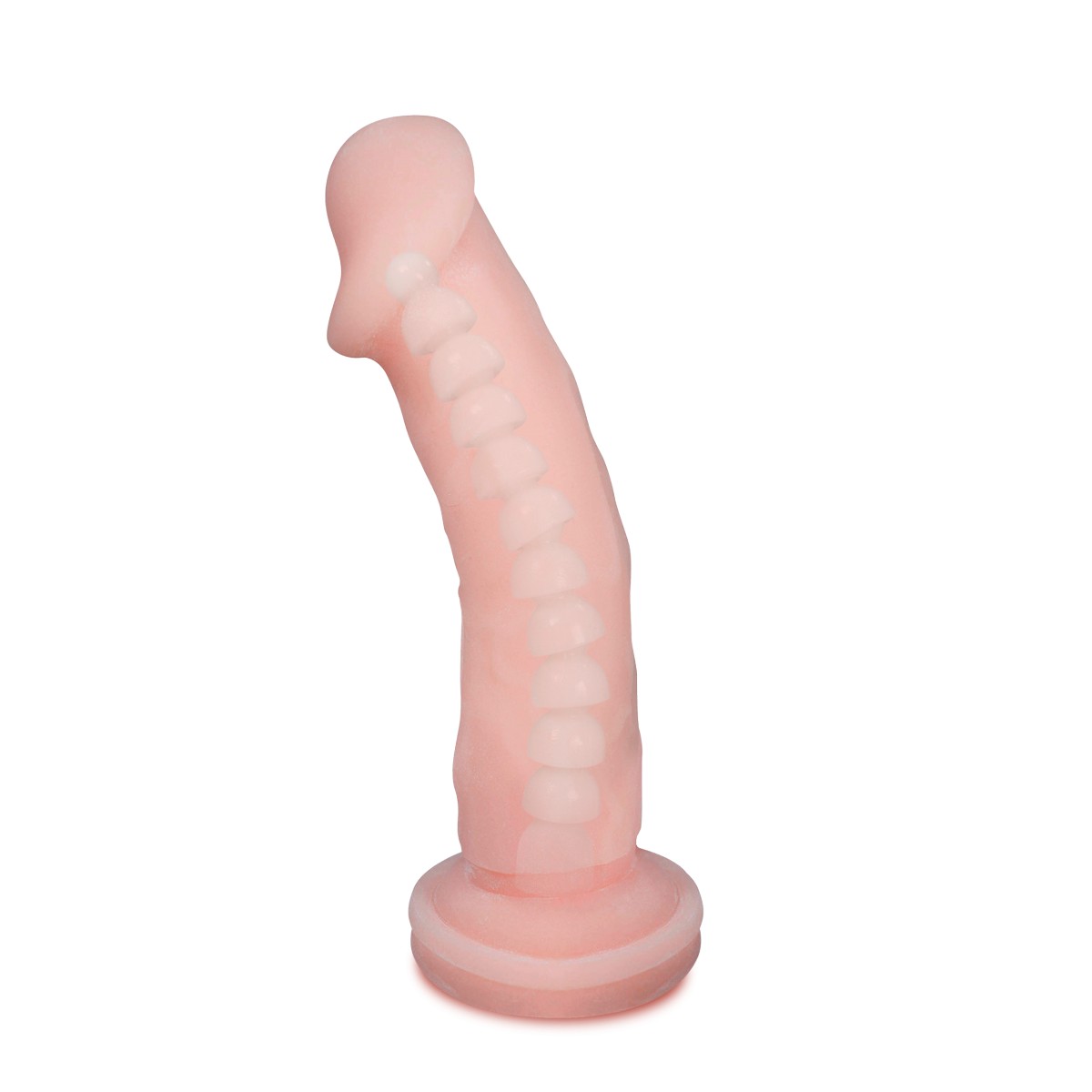 Prótese em Formato de Pênis em TPE com Vértebra e Base Achatada - Sexy Fantasy Pura Ambição | 16,5 x 4,5 cm - 2