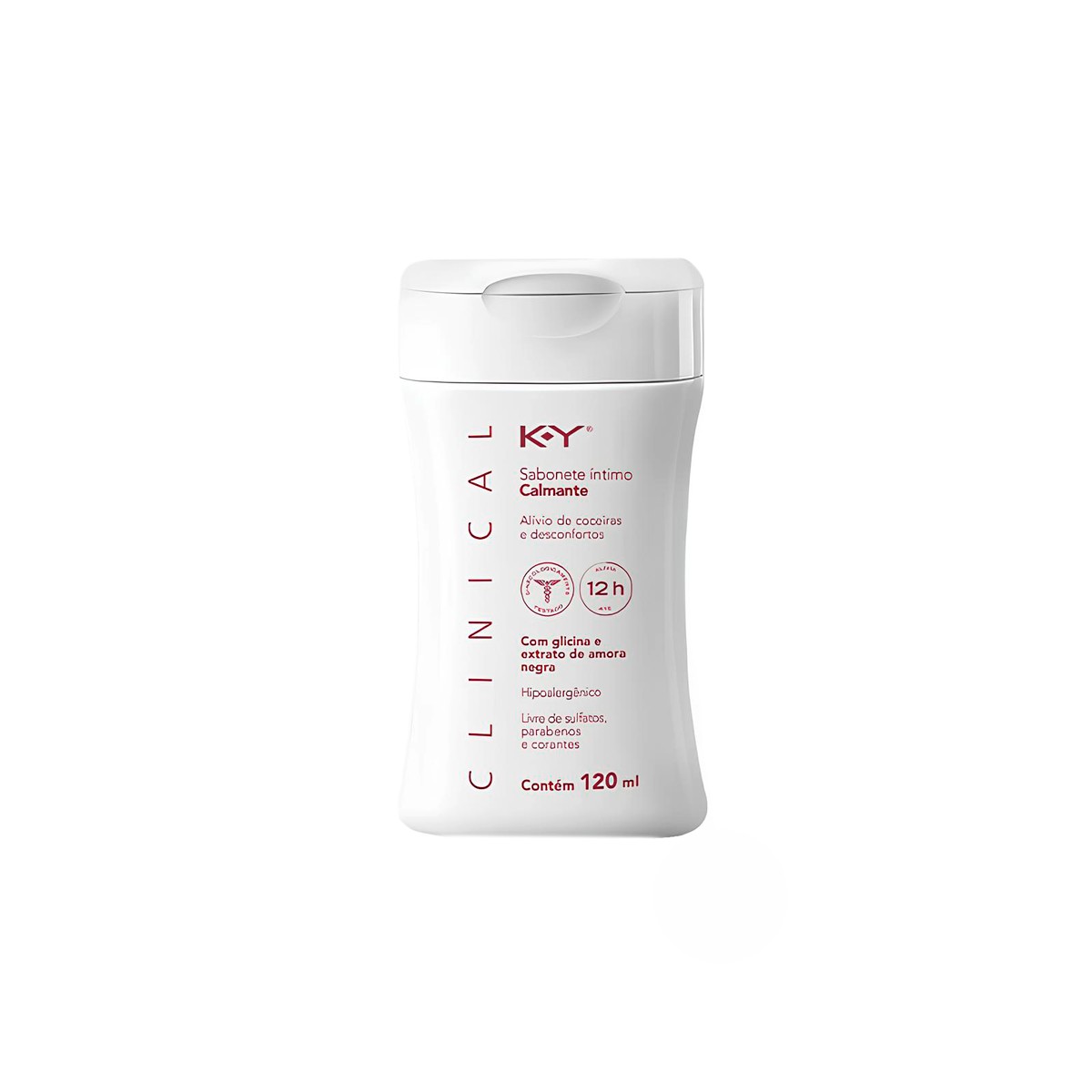 Sabonete Íntimo Calmante com Glicina e Extrato de Amora Negra - K-Y Clinical | 120 ml - 4