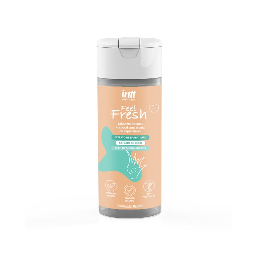 Sabonete Íntimo e Corporal - 100ml | Intt Wellness Feel Fresh | Disponível em 3 Aromas - 1
