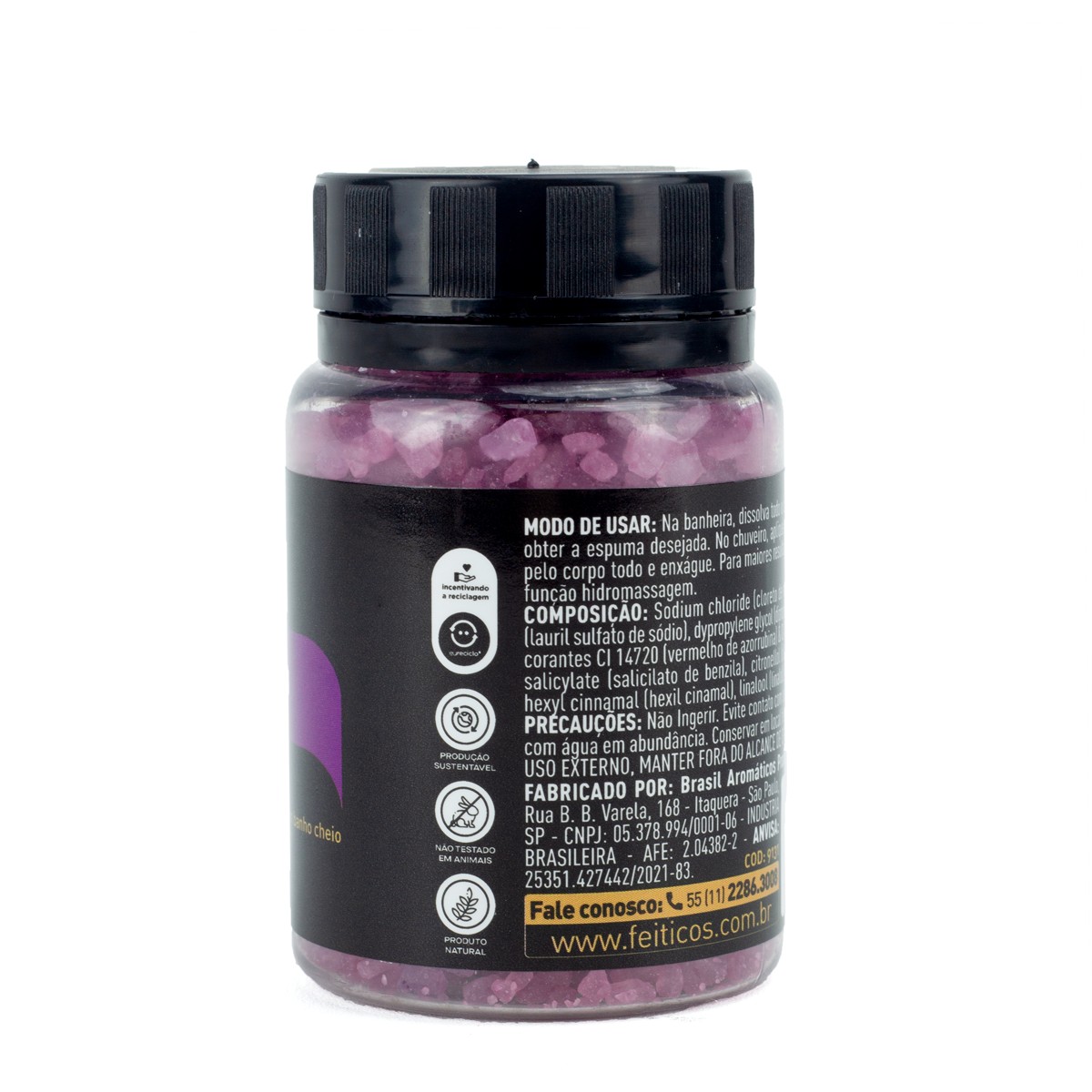 Sal Espumante Para Banho com Fragrância Afrodisíaca - Feitiços Aromáticos Love Chic Êxtase | 100g - 3