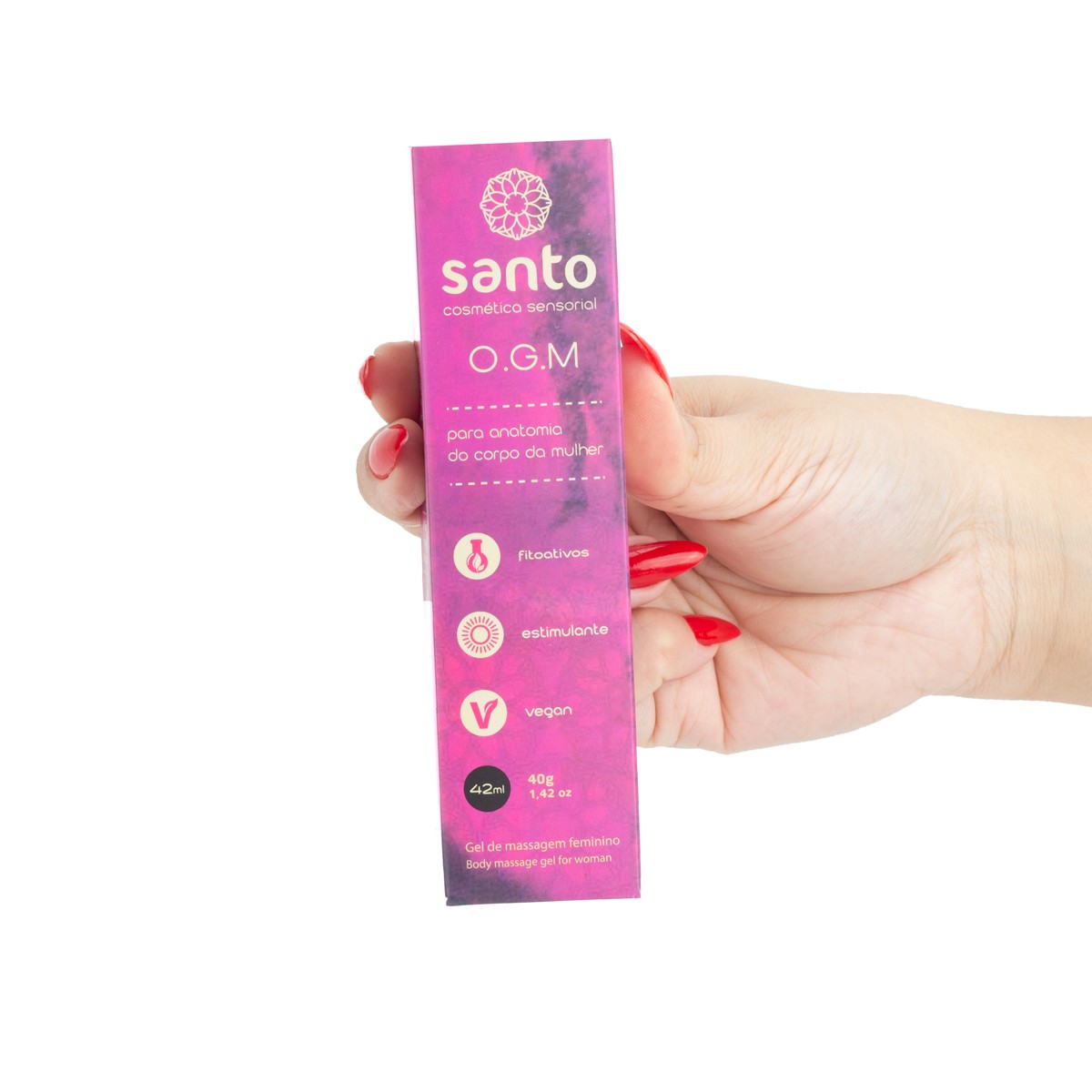 Gel Excitante Feminino com Fórmula Vegana e Fitoativos - Santo Funcionais O.G.M (Orgasm) | 40 g - 4