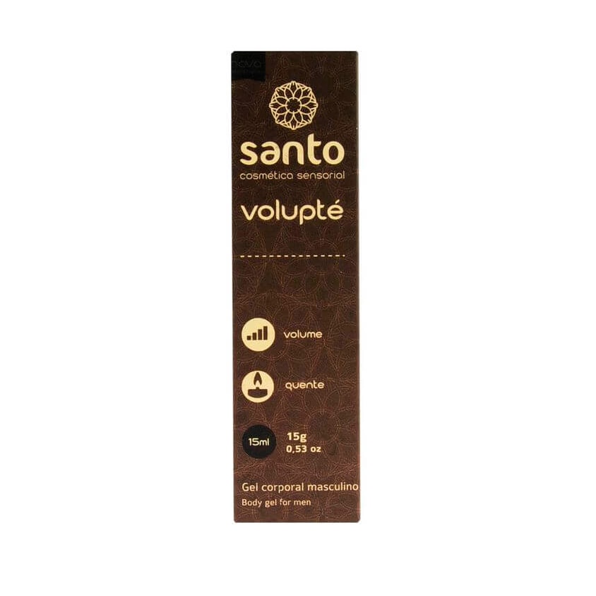 Gel Intensificador de Ereção e Efeito de Aquecimento - Santo Cosméticos Volupté | 15g - 2