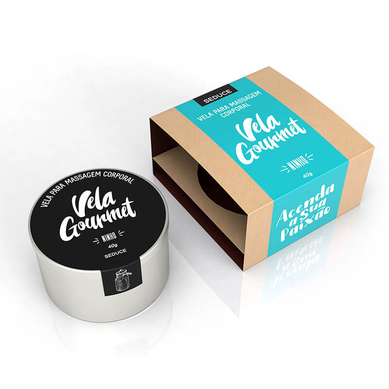 Vela Gourmet Para Massagem Corporal - Seduce | 40g | Disponível em 4 Aromas - 2