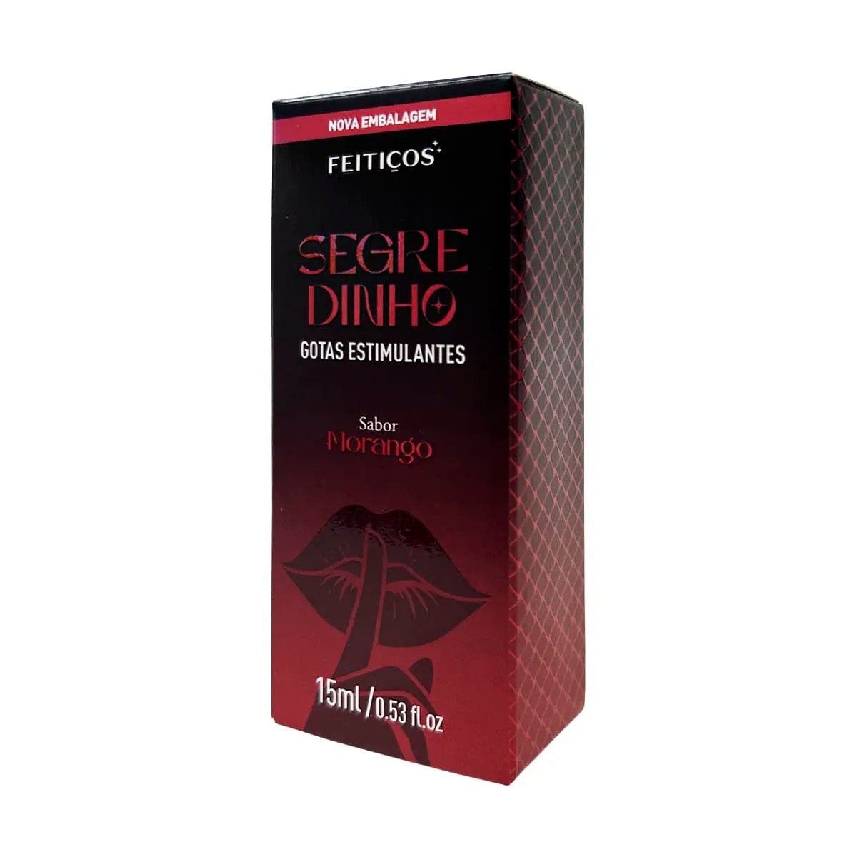 Gel Excitante com Efeito de Aquecimento - Feitiços Aromáticos Segredinho | 15 ml | Disponível em 5 Sabores - 5