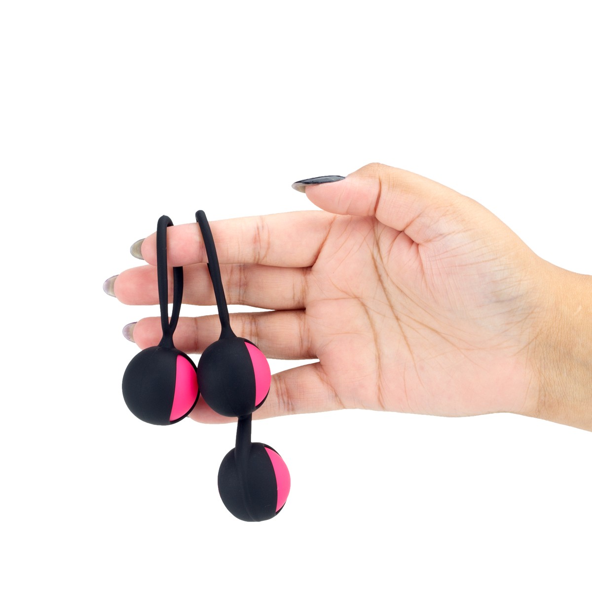 Kit de Bolinhas para Kegel com Pesos e Cordão de Silicone - Semo - 4