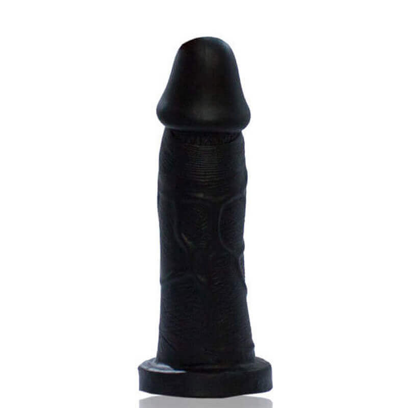 Prótese Realística em Forma de Pênis Ereto com Veias Salientes, Glande Definida e Base Achatada - Sensual Import | 13 x 3,7 cm | Disponível em 3 Cores - 3