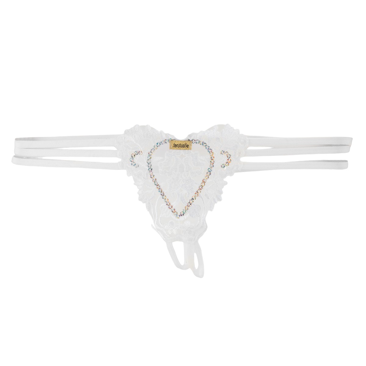 Calcinha Coração - Sensualle | Tamanho Único | Disponível em 5 Cores | Tamanho Único - 4
