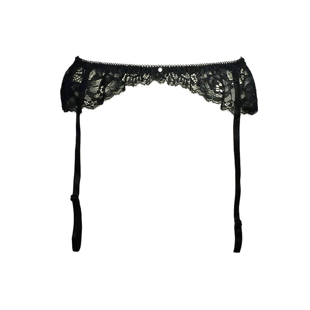 Cinta Liga Se Liga em Renda e Cetim - Sensualle | Tamanho Único | Disponível em 3 Cores - 3