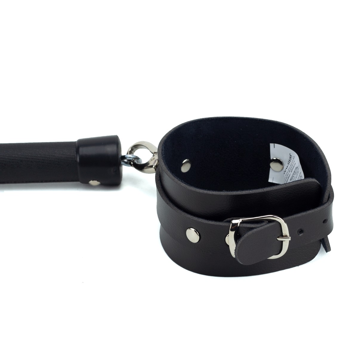 Separador de Pernas e Braços em Couro Montana com Bastão - Exclusiva Sexshop Linha Sado - 4