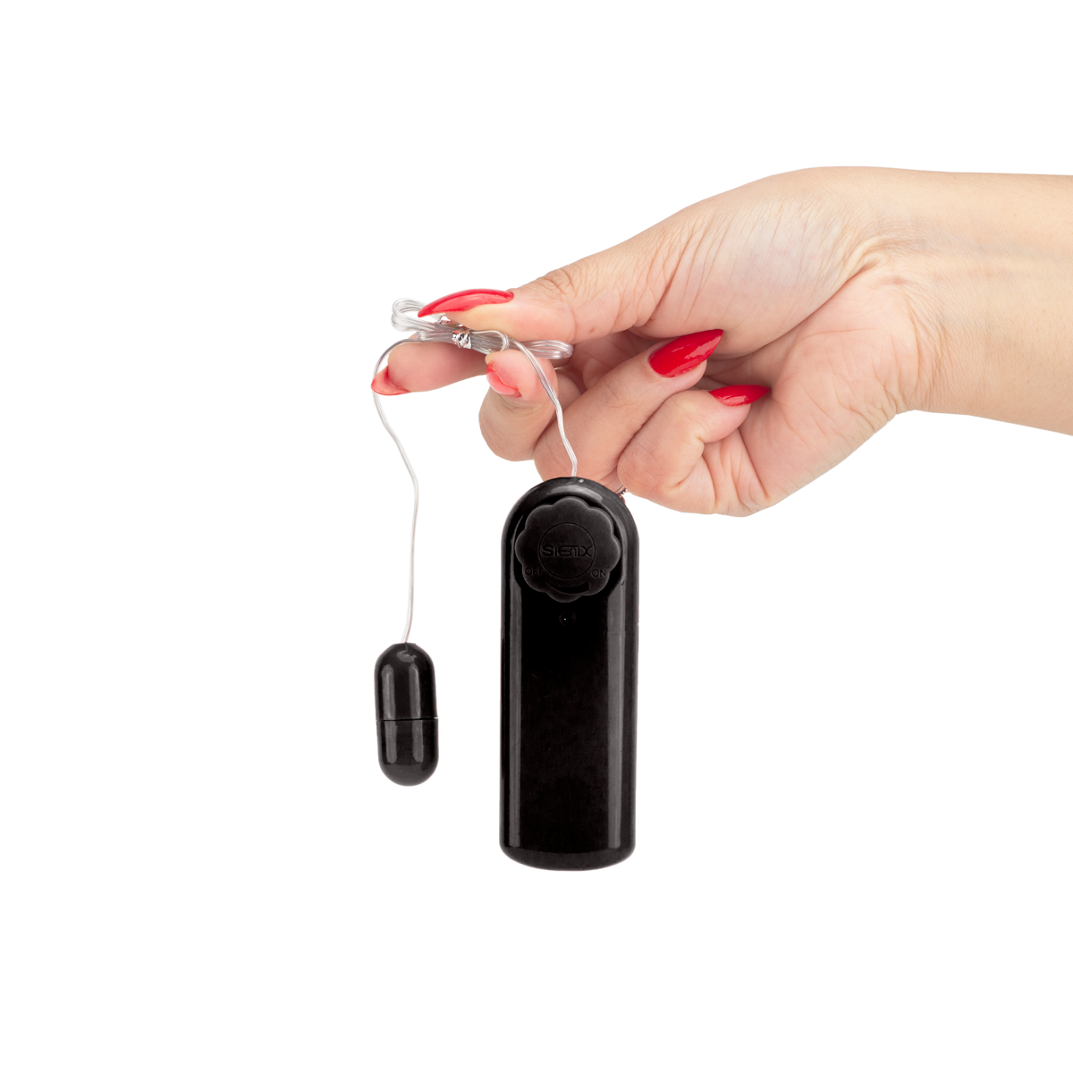 Cápsula Vibratória com Vibração Multivelocidade e Controle Remoto com Fio - 3,6 x 1,5 cm | Disponível em 3 Cores - 3