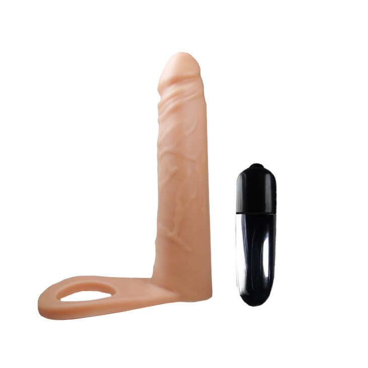 Anel Companheiro com Pênis Realístico e Cápsula Vibratória - Sexy Fantasy Pura Luxúria | 15,5 x 3,4 cm - 2
