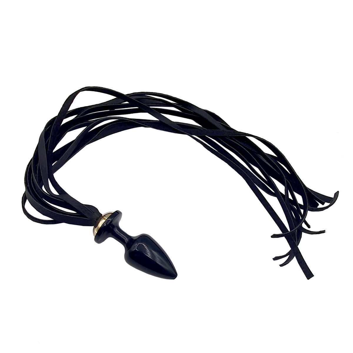 Plug Anal "P" em Formato Cônico com Chicote na Base - Sexy Fantasy Slim | 5,8 x 2,6 cm - 2