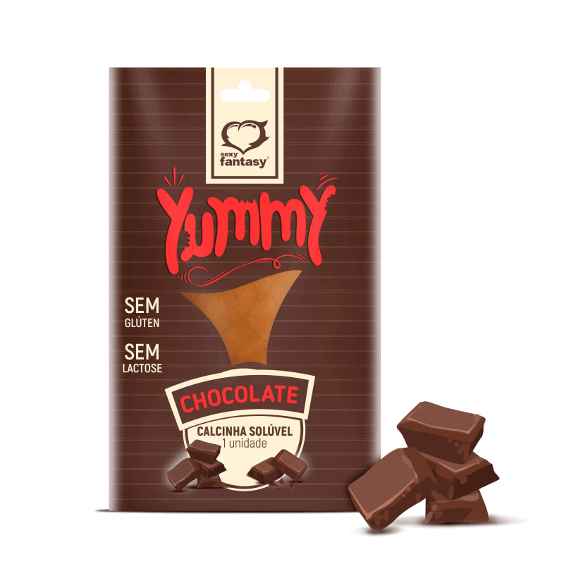 Calcinha Fio Dental Comestível sem Glúten e Lactose - Sexy Fantasy Yummy | Disponível em 3 Sabores - 3