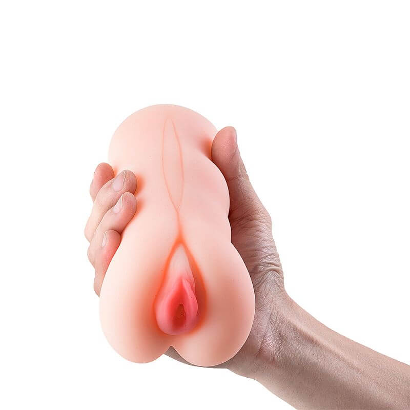 Masturbador Masculino com Formato de Vagina Realística em Cyberskin - Sexy Import 4D | 14,3 x 6 cm - 1