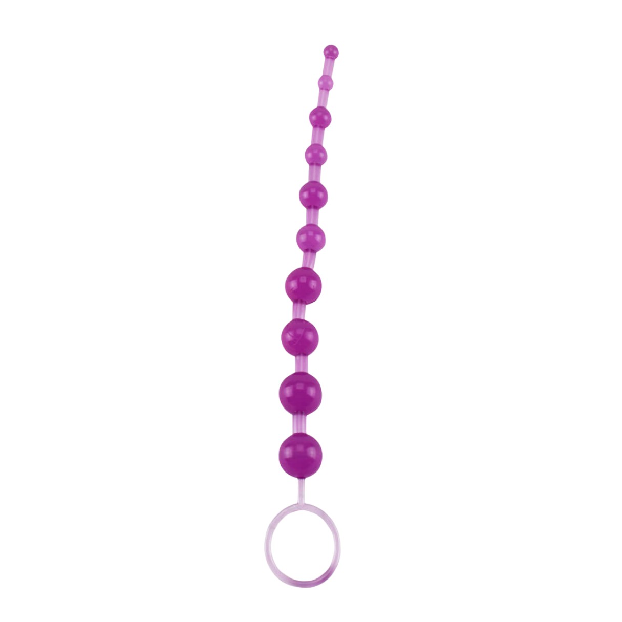 Plug Anal com 10 Esferas Gradativas Flexíveis em Jelly - Sexy Import | Disponível em 3 Cores - 2