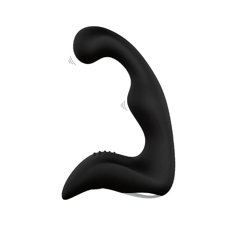 S-Hande Landy - Estimulador de Próstata e Períneo em Silicone com 9 Modos de Vibração - 14,3 x 3 cm - 5