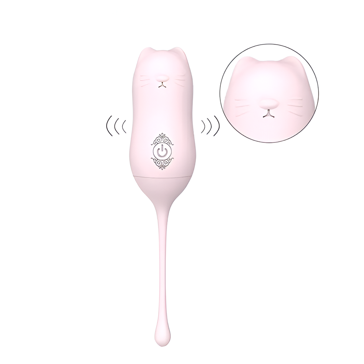 Cápsula Vibratória em Silicone com Forma de Gato, 9 Modos de Vibrações e Controle Remoto Sem Fio - S-Hande Miaou-RCT | 16,2 x 3,3 cm - 2