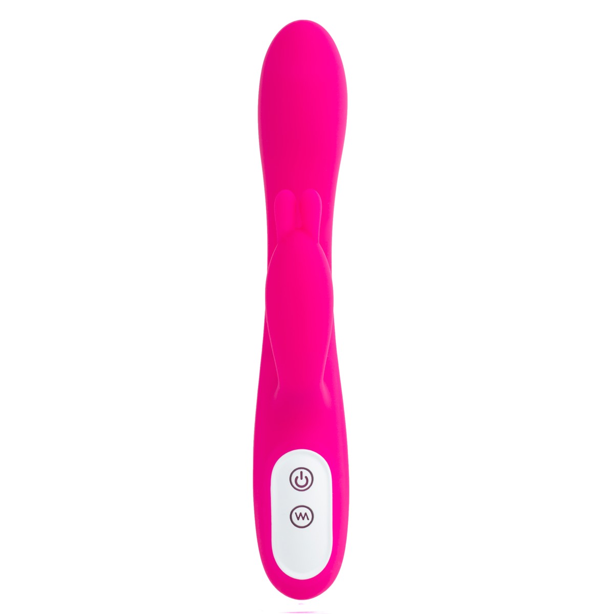 Vibrador Rabbit em Silicone com Aquecimento e 9 Modos de Vibrações - S-Hande Naughty | 12 x 3,3 cm | Disponível em 2 Cores - 3