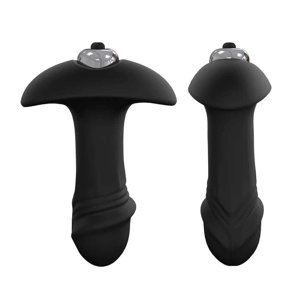 Plug Anal no Formato de Glande em Silicone e Bullet em ABS com Vibração Única - S-Hande StarArrow | 8 x 3 cm - 2