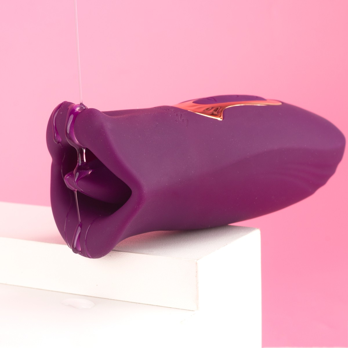 Simulador de Sexo Oral com Formato de Boca, 10 Modos de Vibrações, Estímulos e Recarregável via USB - Exclusiva Afrodite - 3