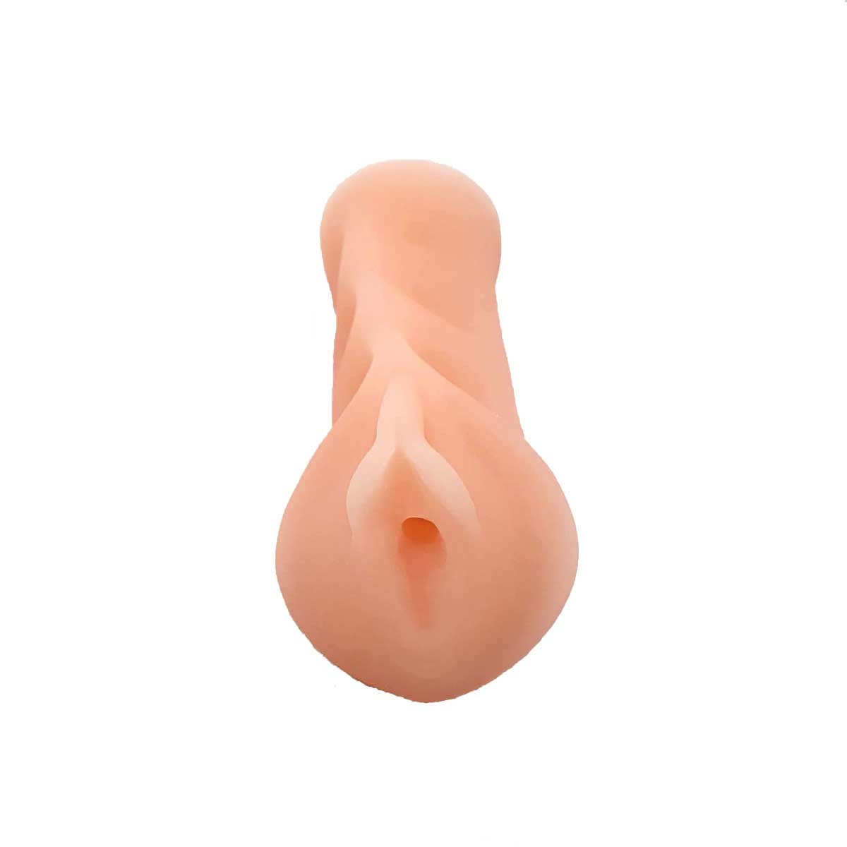 Masturbador em Cyberskin com Formato de Vagina com Texturas Internas - Sexy Fantasy Skin Touch | 13 x 4 cm - 3