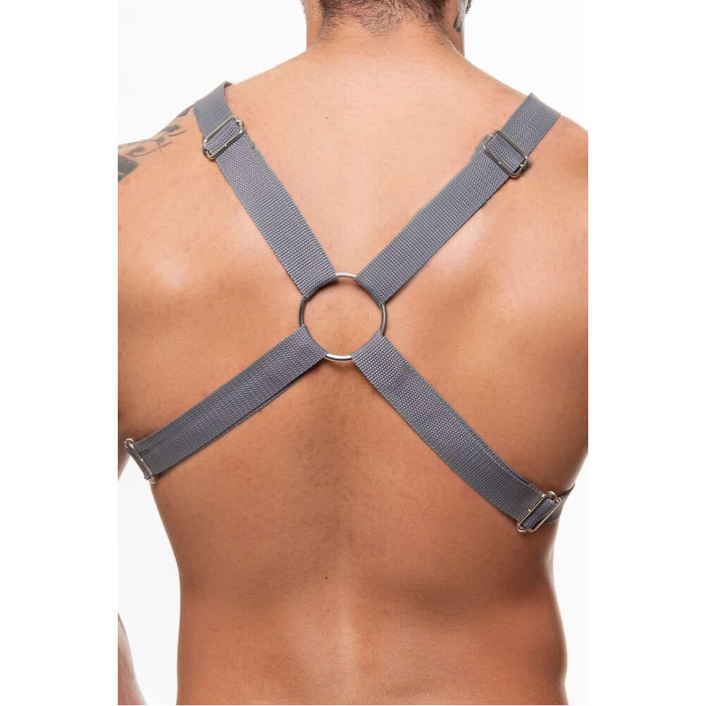 Arreio Harness Ajustável Feito em Nylon com Formato de X  - Steves Designer | Disponível em 3 Cores - 4