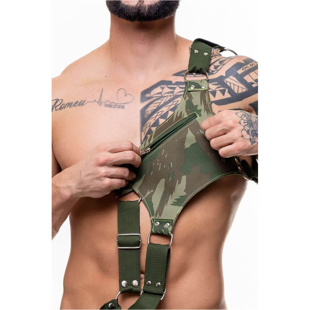 Arreio Harness Pochete com Tiras Ajustáveis - Steves Designer | Disponível em 4 Cores - 2