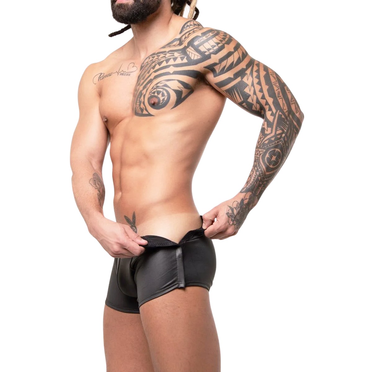 Cueca Boxer Stripper em Cirrê - Steves Designer | Tamanho Único | Disponível em 2 Cores - 2