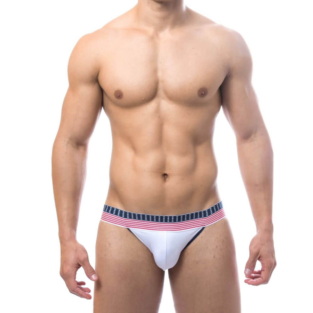 Cueca JockStrap Suplex com Elástico Estampado - Steves Designer | Tamanho Único | Disponível em 3 Cores - 1