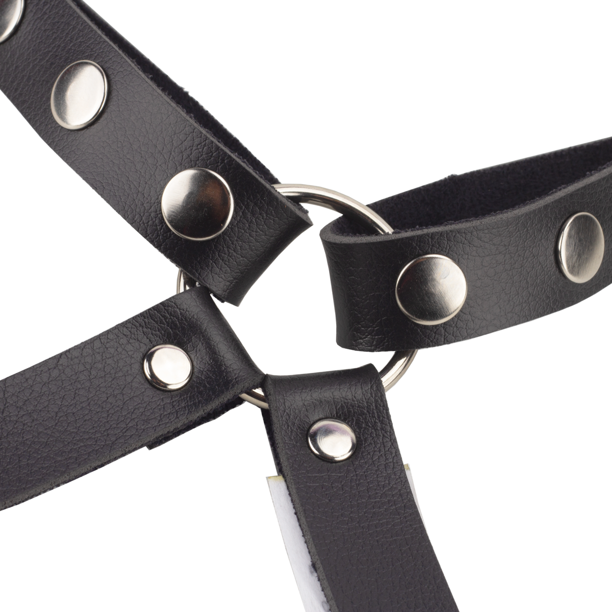 Harness de Perna em Couro Sintético com Fivelas e Mosquetão - Steves Designer | Tamanho Único - 3
