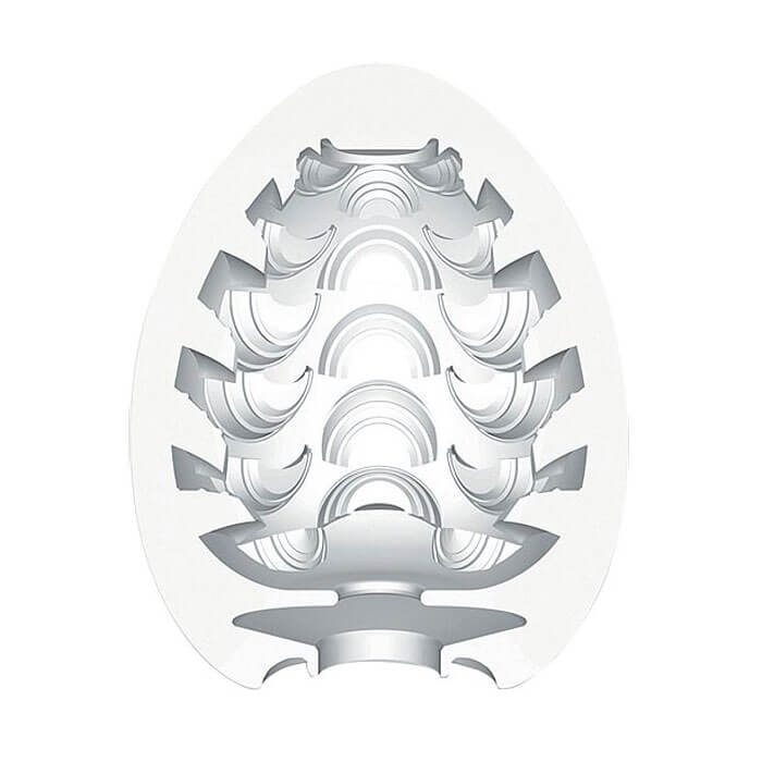 Masturbador Masculino com Nervuras Semicirculares - Tenga Egg Stepper - 3