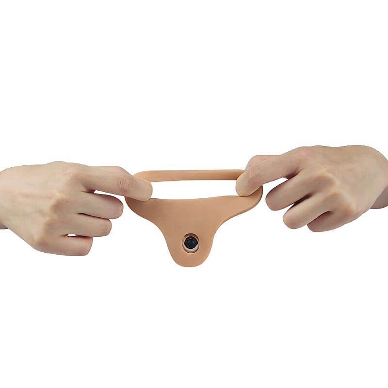 The Ultra Soft Double - Anel Companheiro em Silicone com 10 Modos de Vibração - 15,5 x 3,5 cm - 5