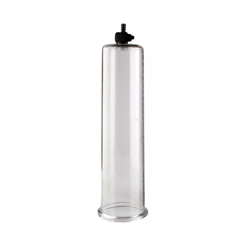 Tubo Acrílico para Bomba Peniana com Válvula de Segurança - Hard Less | 22,5 x 6,5 cm - 2