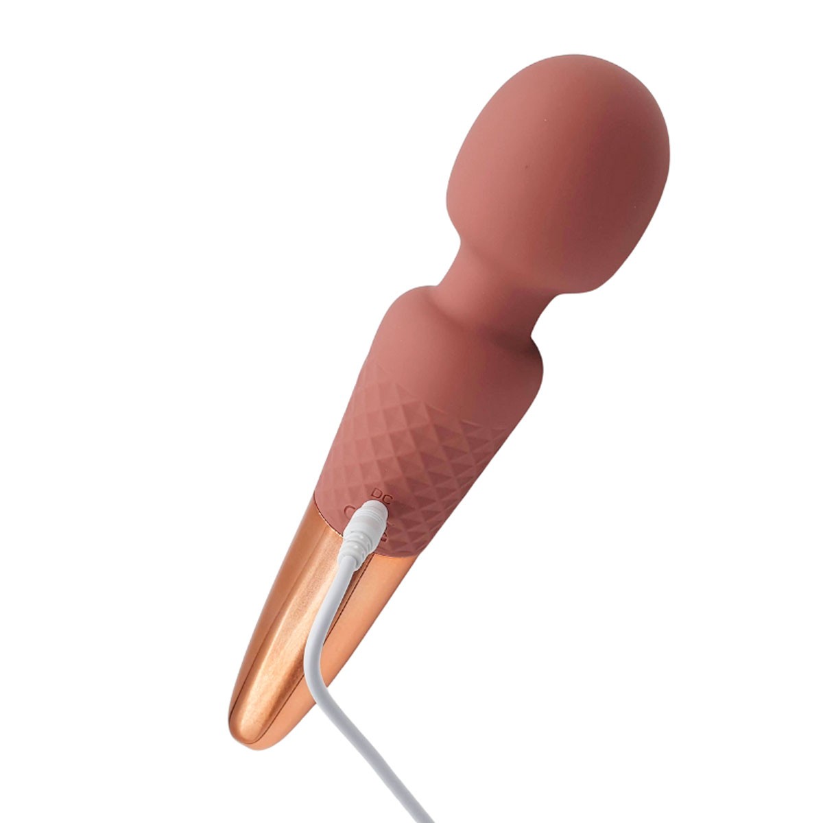 Varinha Mágica Massageadora Recarregável com 20 Modos de Vibrações e 8 Modos de Intensidade - Essencial Dream | 19,5 x 1,6 cm | Cor: Nude - 5
