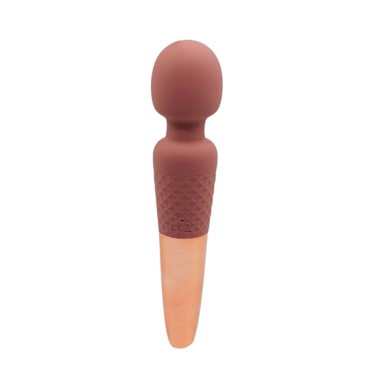 Varinha Mágica Massageadora Recarregável com 20 Modos de Vibrações e 8 Modos de Intensidade - Essencial Dream | 19,5 x 1,6 cm | Cor: Nude - 2