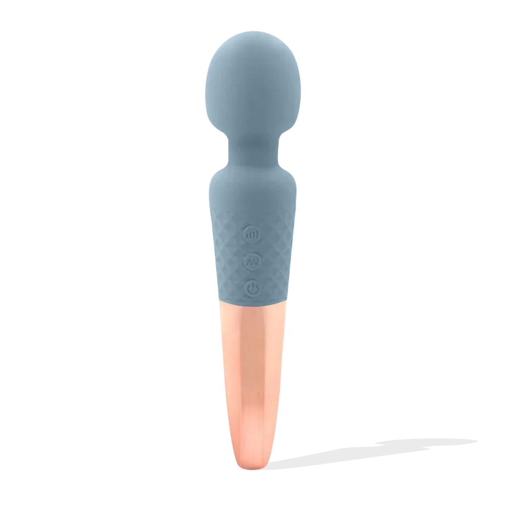 Varinha Mágica Massageadora Recarregável com 20 Modos de Vibrações e 8 Modos de Intensidade - Essencial Dream | 19,5 x 1,6 cm | Disponível em 3 Cores - 2