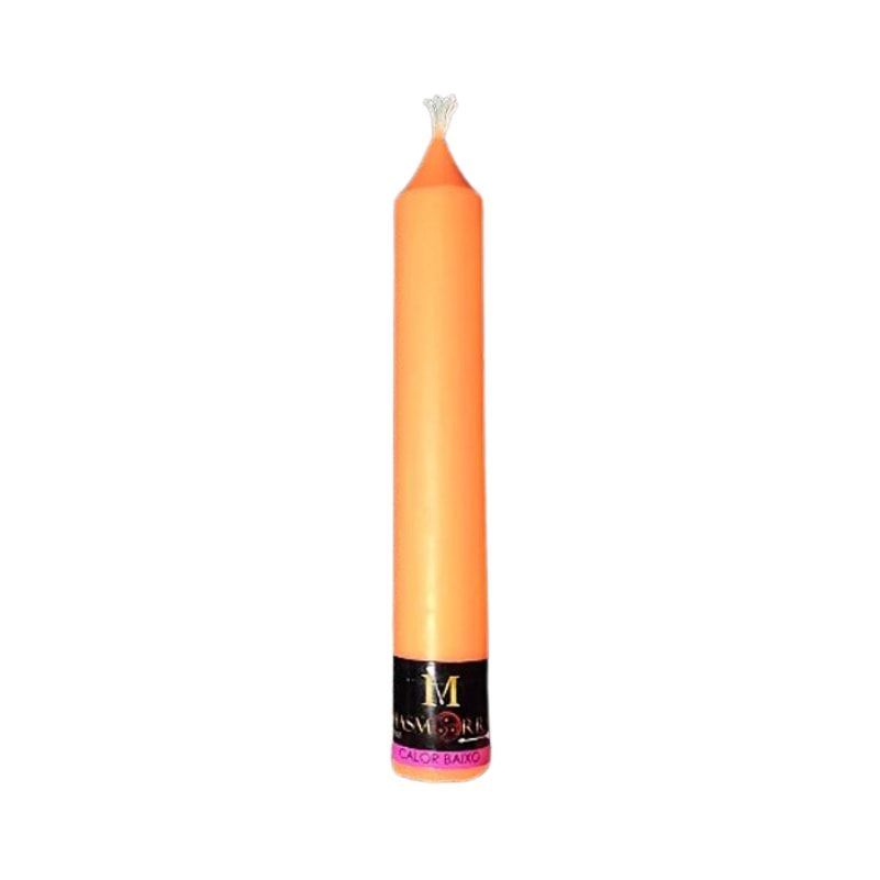 Vela de Cera Fluorescente com Calor Baixo - Masmorra Velas | 15 x 2 cm | Disponível em 4 Cores - 4