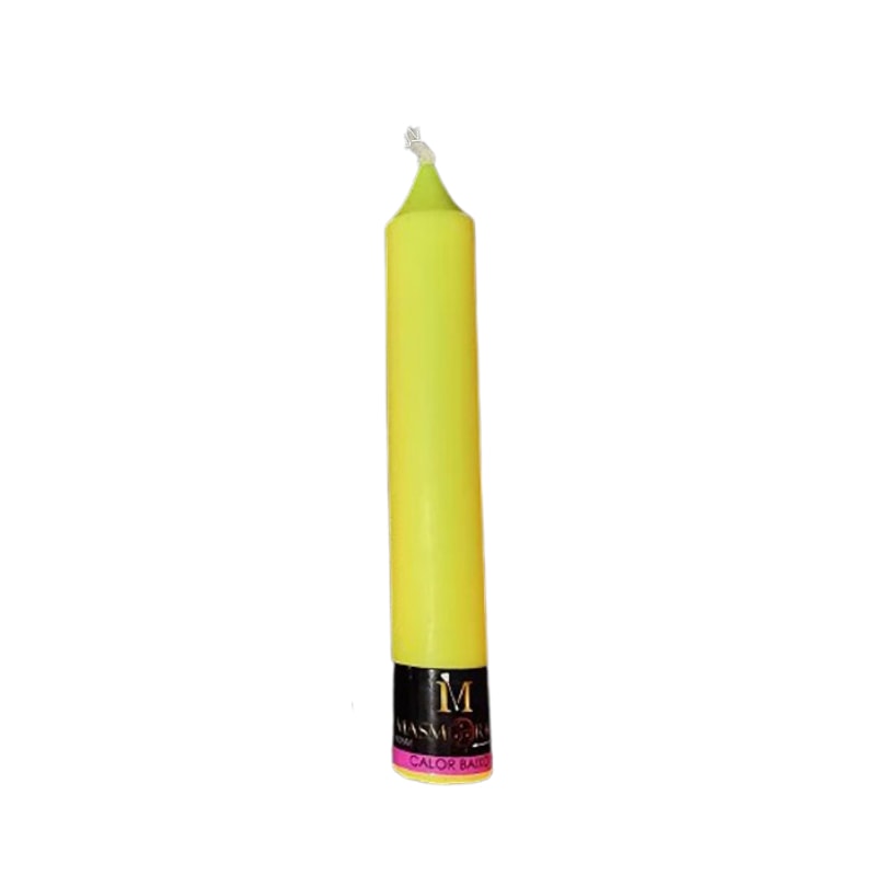 Vela de Cera Fluorescente com Calor Baixo - Masmorra Velas | 15 x 2 cm | Disponível em 4 Cores - 5