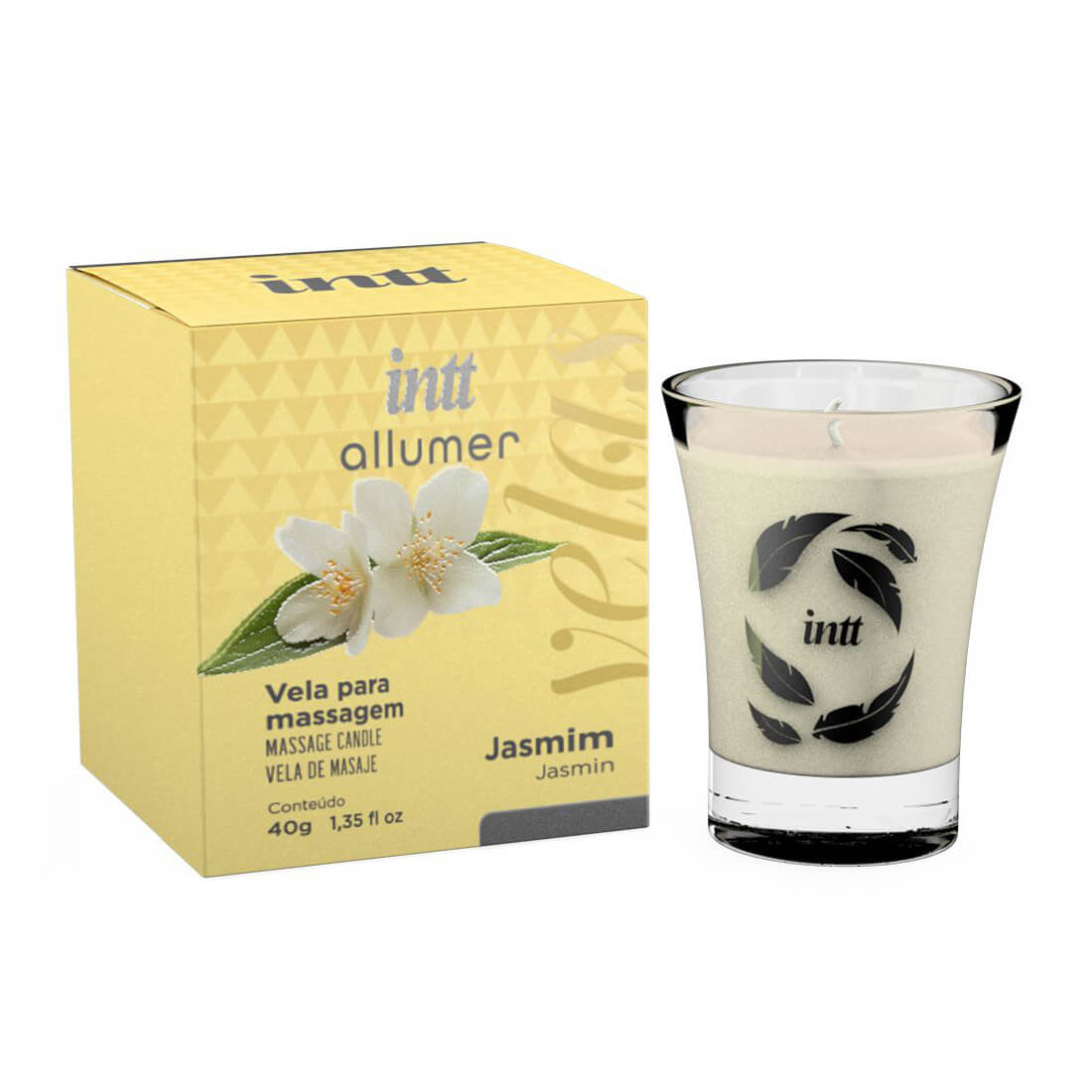 Vela Perfumada para Massagem Corporal - Intt Allumer | Disponível em 3 Aromas - 1