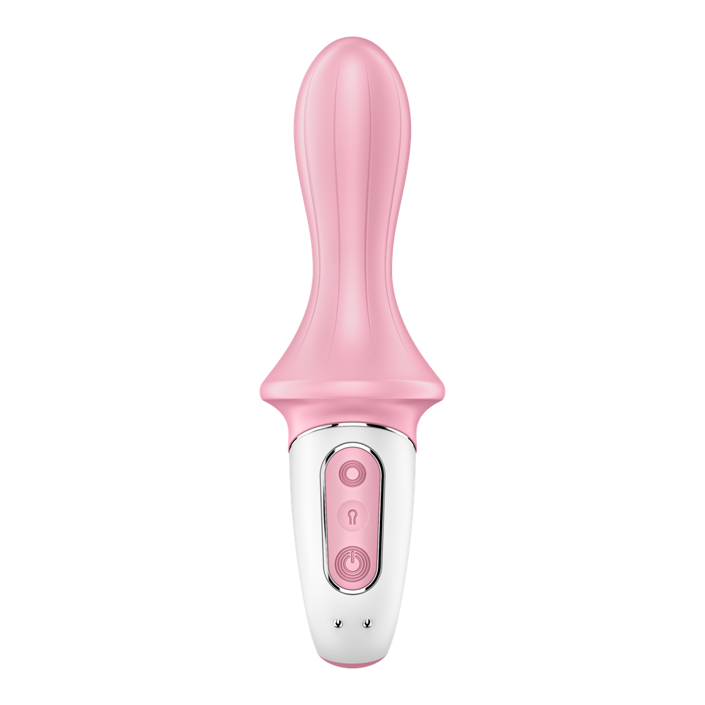 Vibrador Anal Recarregável em Silicone com Haste Inflável, 12 Modos de Vibrações, à Prova D'água e App Control - Satisfyer Air Pump Booty 5 | 8,5 x 3,4 cm - 2