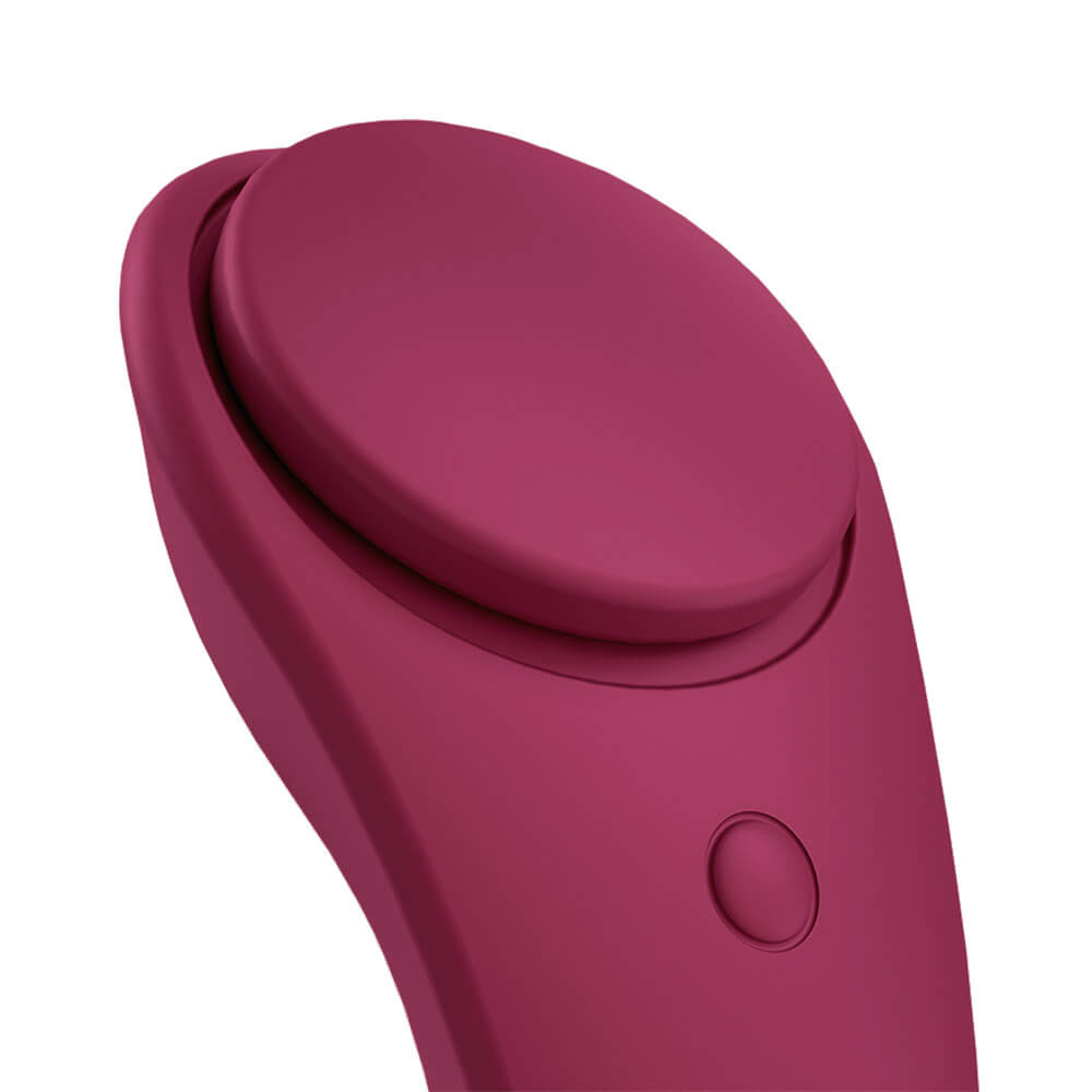 Vibrador de Calcinha Recarregável com 10 Modos de Vibração e Controle por Aplicativo - Satisfyer Sexy Secret - 8,3 x 3,9 cm - 3