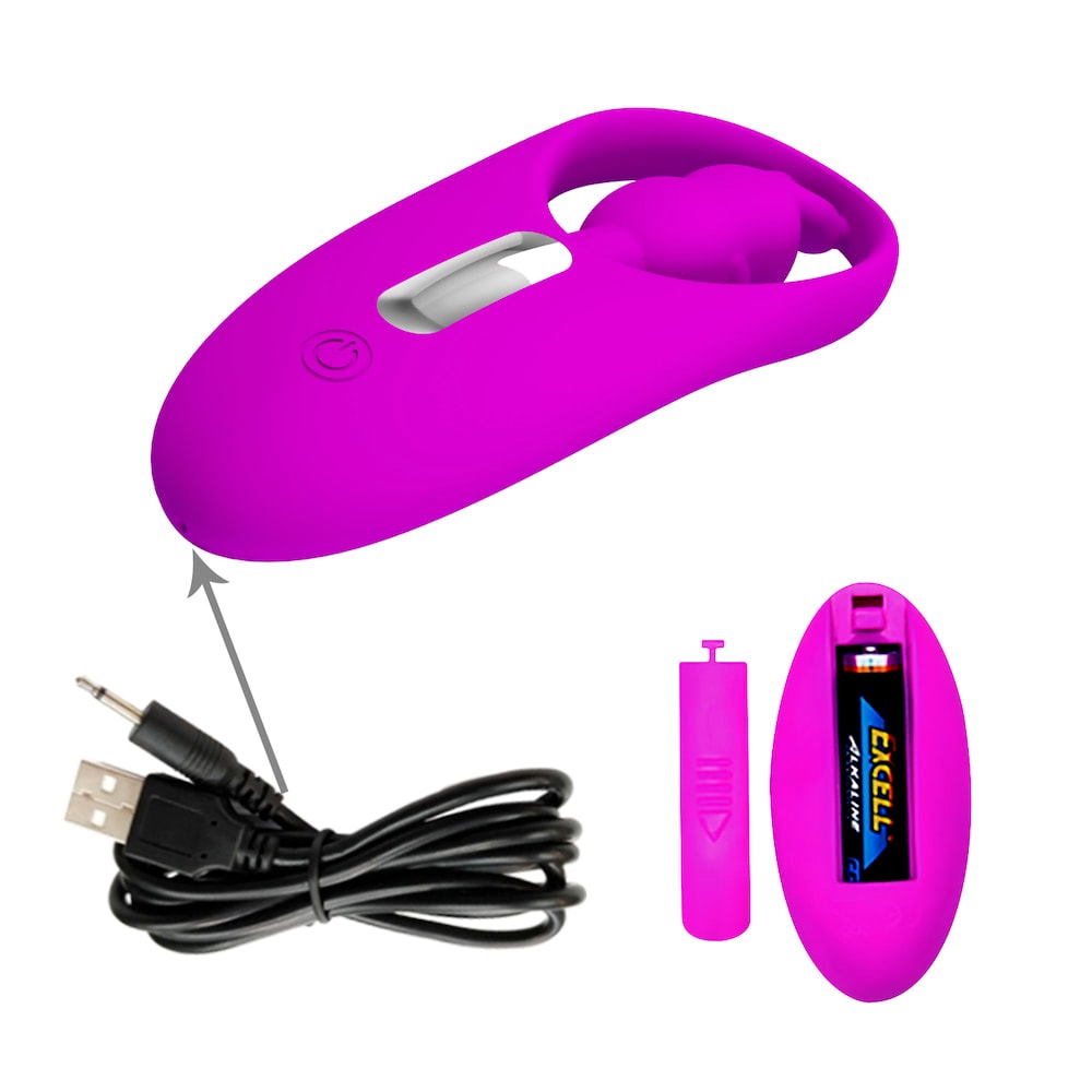 Vibrador em Silicone 12 modos de Vibração, Controle Remoto Sem Fio e Calcinha Fio Dental - Pretty Love Wild Raloloit | 11,2 x 3,8 cm - 3
