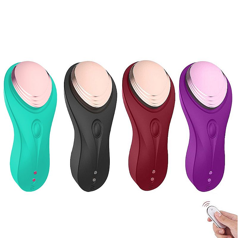 Vibrador de Calcinha em Silicone Aveludado com 9 Modos de Vibração, Controle Remoto Sem Fio e Carregamento Via Cabo USB Magnético - S-Hande Bell RCT | Disponível em 2 Cores - 1