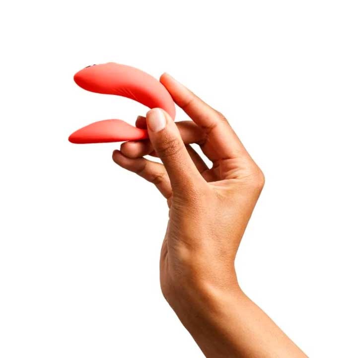Vibrador para Casal Ajustável com 10 Modos de Vibração, Aplicativo Para Controle de Vibração e Controle Remoto Sem Fio - We-Vibe Chorus | 5 Cores - 25