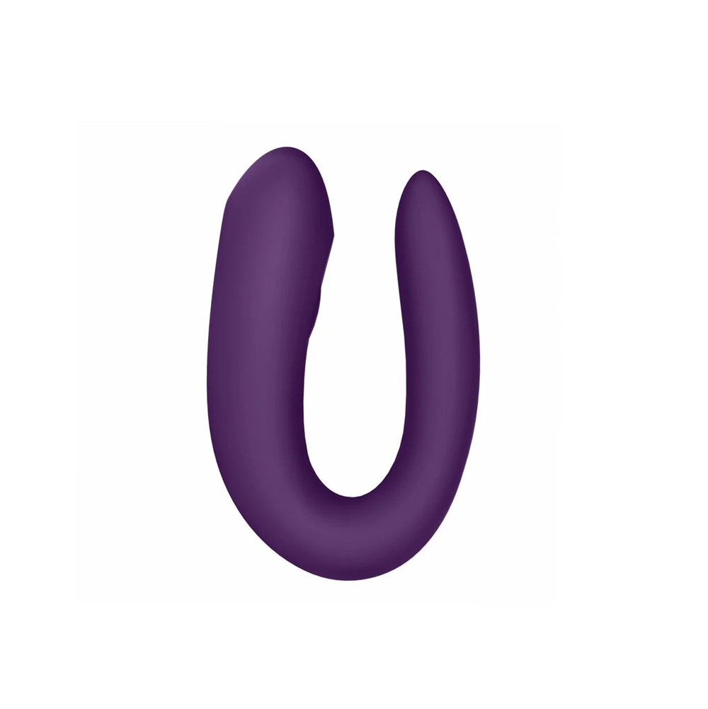 Vibrador para Casal Recarregável em Silicone com 10 Modos de Vibração, Aplicativo e À Prova D'Água - Satisfyer Double Joy | 6 x 4,1 cm | Disponível em 3 Cores - 6