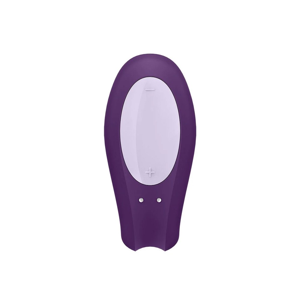 Vibrador para Casal Recarregável em Silicone com 10 Modos de Vibração, Aplicativo e À Prova D'Água - Satisfyer Double Joy | 6 x 4,1 cm | Disponível em 3 Cores - 4