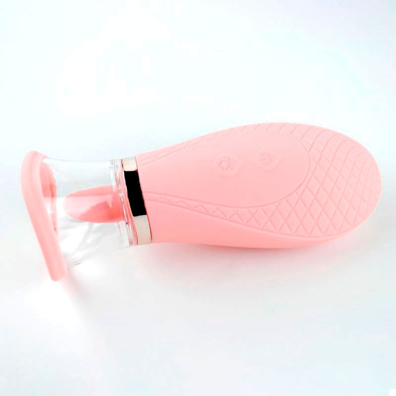 Vibrador Clitoriano Recarregável em Silicone com Língua Estimuladora com 9 Movimentos e 3 Modos de Sucção - S-Hande Pistil | 16,8 x 6,7 cm | Disponível em 5 Cores - 9
