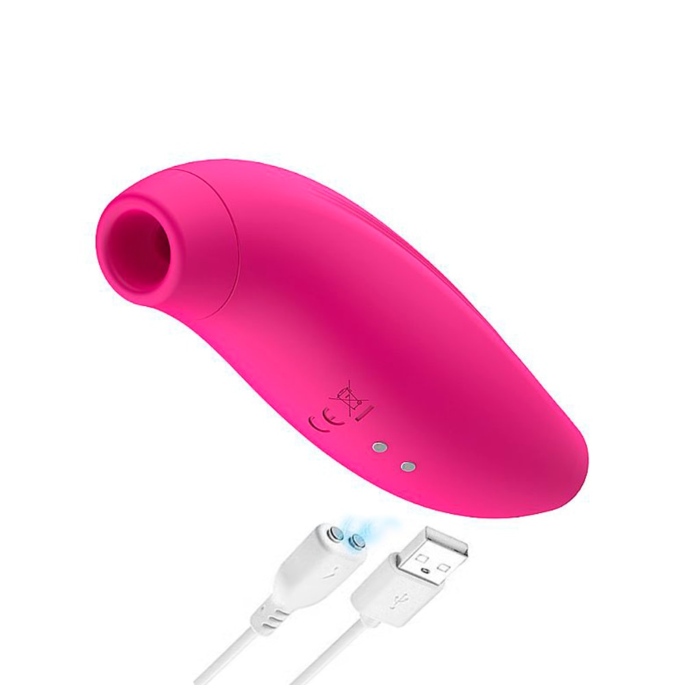 Vibrador Clitoriano em Silicone com 7 Modos de Estimulação de Língua e 7 Modos de Pulsação - Dibe Prince | 12,5 x 4,8 cm | Disponível em 3 Cores - 7